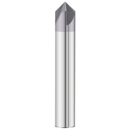 FULLERTON TOOL 60°, 90°, 120° End Style - 3730 Chamfer Mill GP End Mills, TIALN, Straight, Chamfer, Standard, 3/8 36090